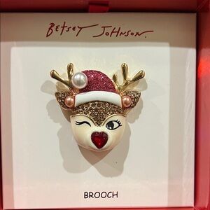 Betsey Johnson | Sparkling Reindeer Brooch
